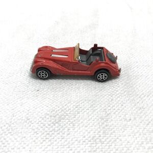Vintage Majorette Morgan Red # 261 Die cast Car Hot Wheels Matchbox convirtiable